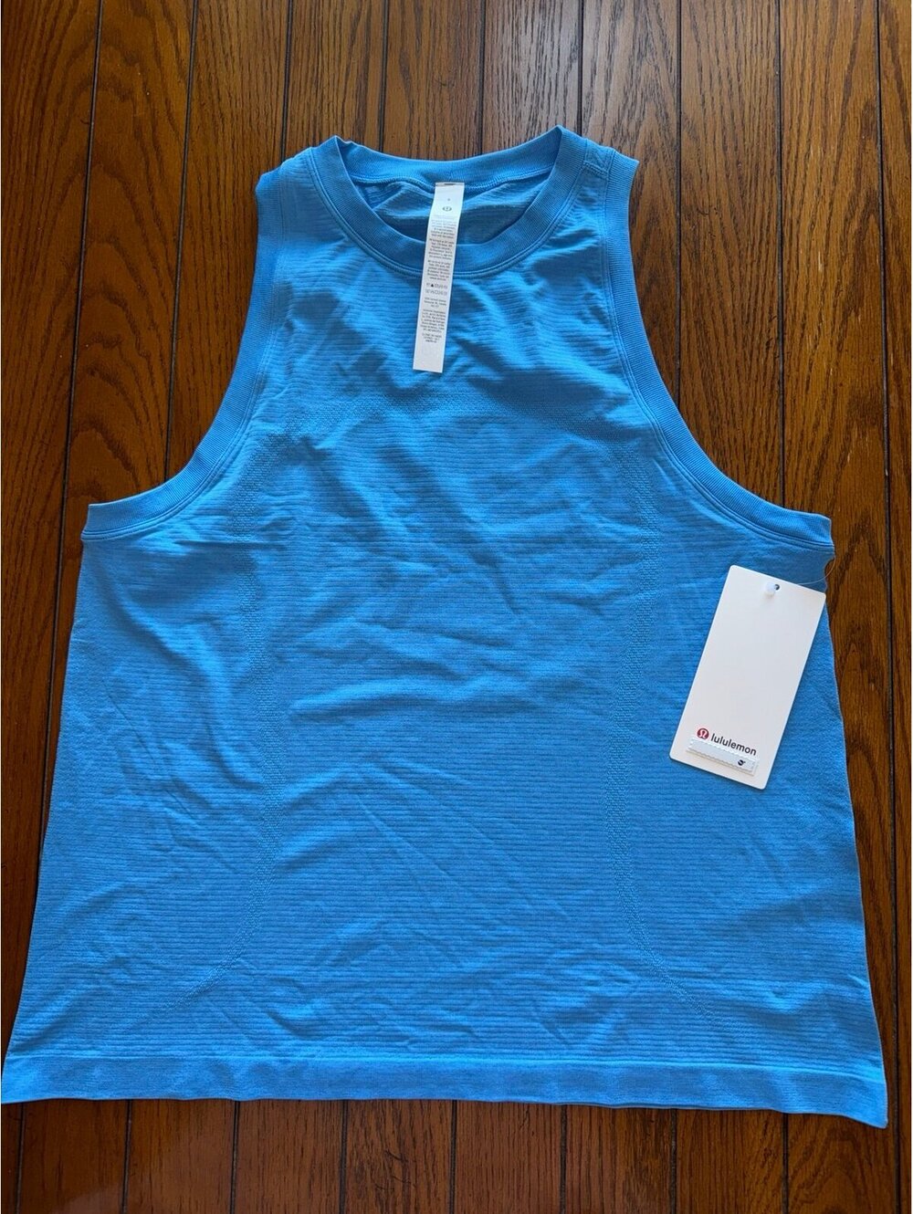 Lululemon Swiftly Relaxed Tank Hip-Length Ocean Wave Size 8 NWT